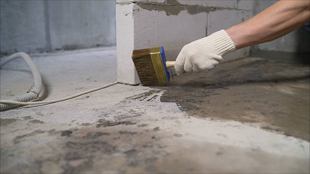 SJ Waterproofing Pros Interior Drainage System coverage map for Corfu, NY and surrounding area